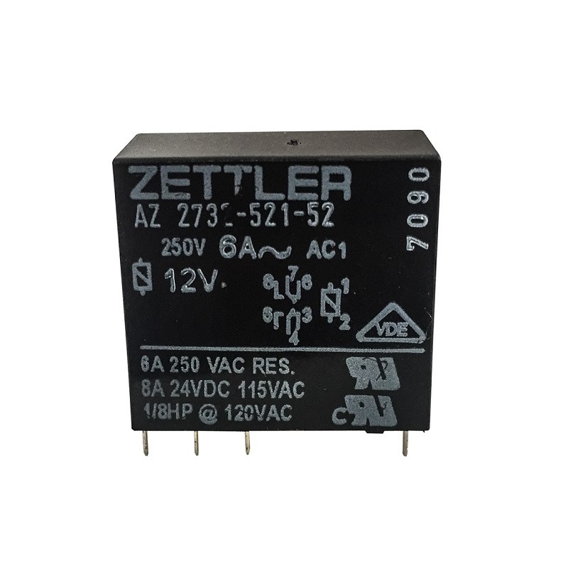 RELE\' 12V DPDT ZETTLER AZ2732-521-52