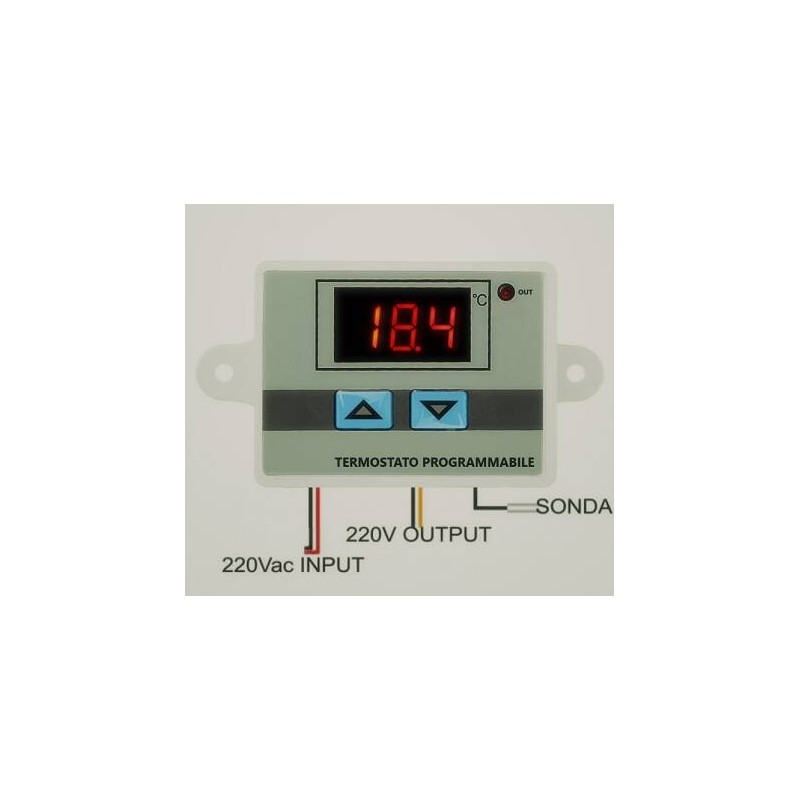 TERMOSTATO DIGITALE CON CONTROLLO TEMPERATURA