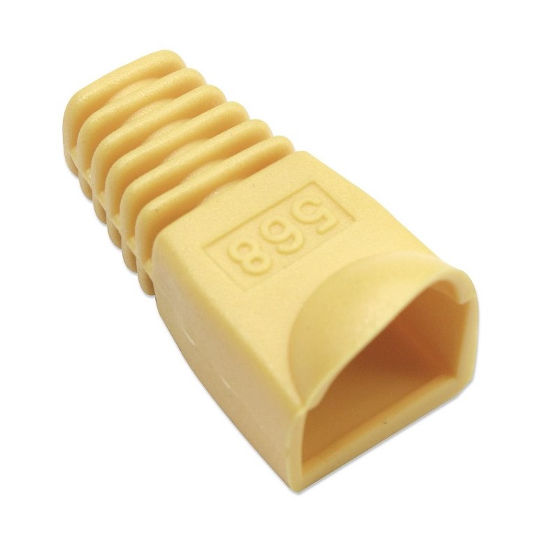 COPRICONNETTORE PER PLUG RJ45 GIALLO