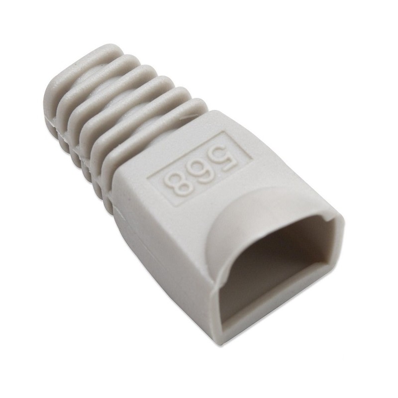 COPRICONNETTORE PER PLUG RJ45 GRIGIO