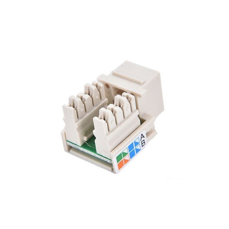 FRUTTO KEYSTONE RJ45 UTP CAT.5E BIANCO