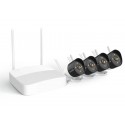 KIT 4 TELECAMERE IP WIRELESS 3MP + NVR 4CH TENDA K4W-3TC