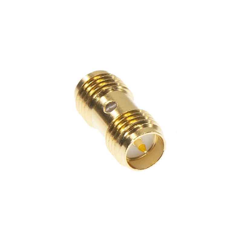 ADATTATORE RP-SMA FEMMINA RP-SMA FEMMINA PLACCATO IN ORO 50 Ohm