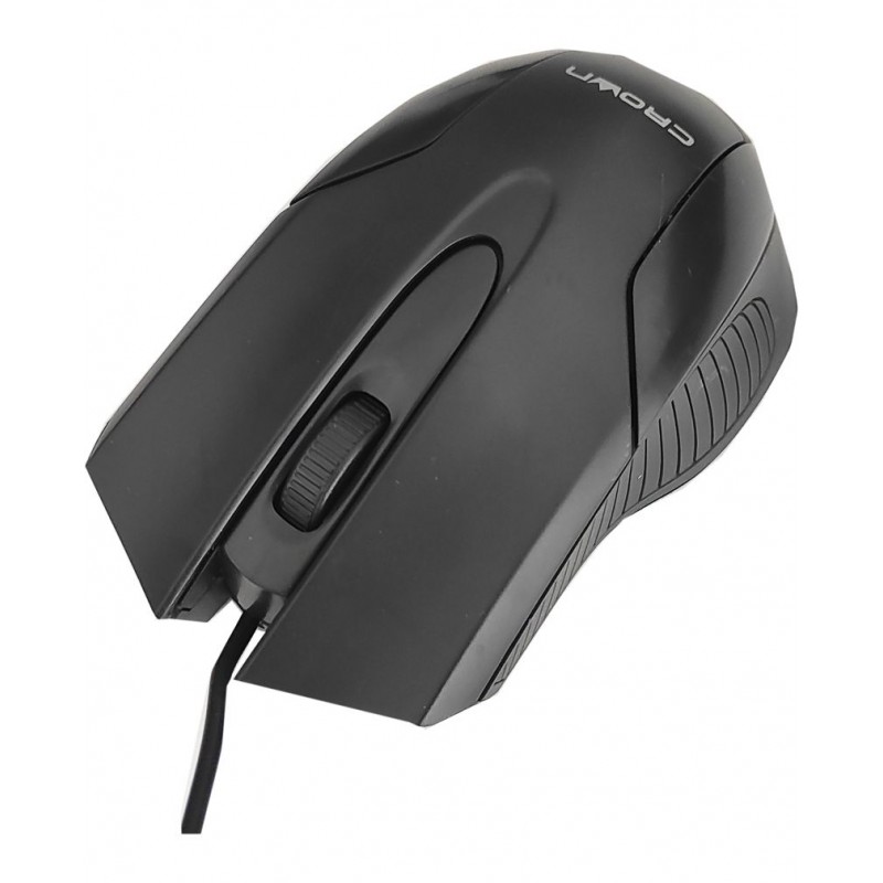 MOUSE OTTICO CABLATO USB 1000DPI NERO CROWN MICRO
