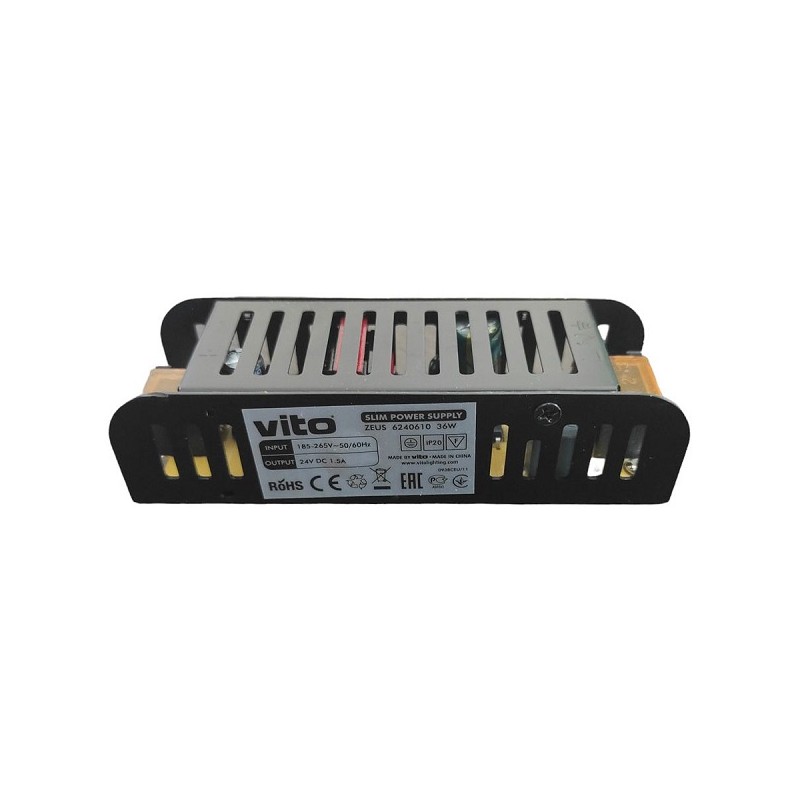 ALIMENTATORE SWITCHING 24V 36W PER LED