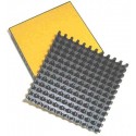 DISSIPATORE ALLUMINIO 43X40X8 mm CON ADESIVO