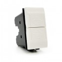 DOPPIO PULSANTE 250V 10A TICINO MATIX BIANCO