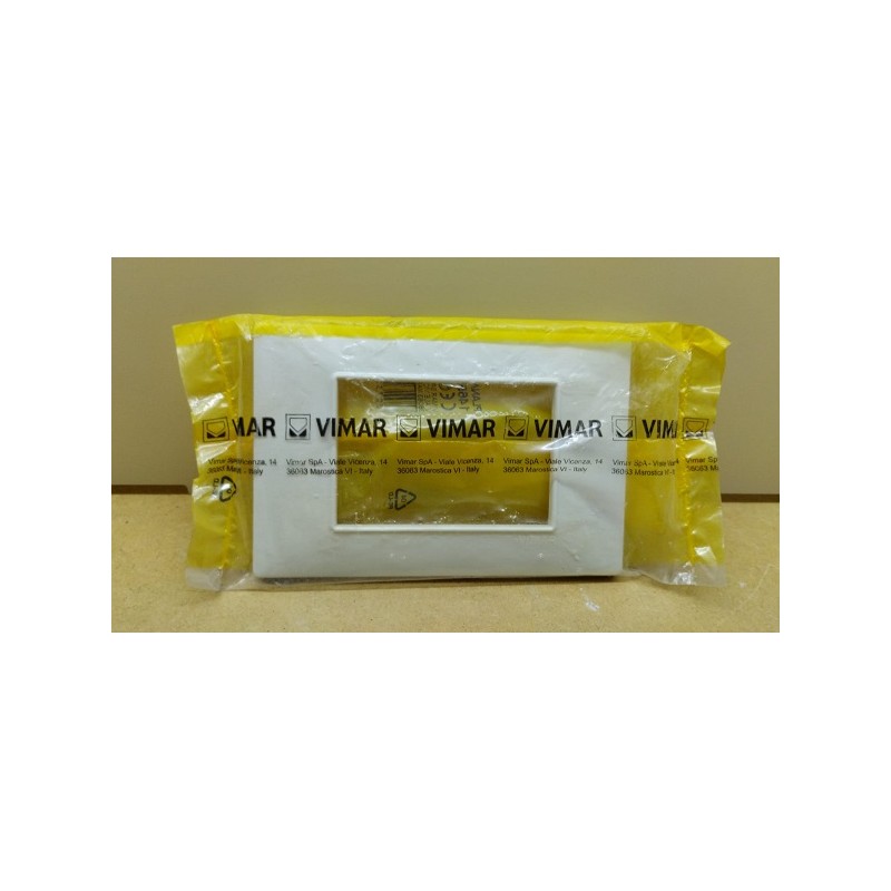 PLACCA VIMAR PLANA 3 POSTI BIANCO