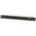 MULTIPRESA 8 POSTI RACK 19 SPINA ITALIANA CON INT.