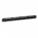 PATCH PANEL 24 PORTE RJ45 UTP CAT.5E